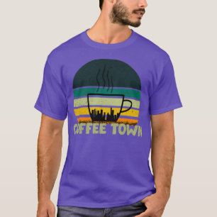 T-shirt Café Town design rétro soleil 2