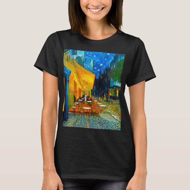 T-shirt Café Van Gogh Terrasse en soirée (Devant)