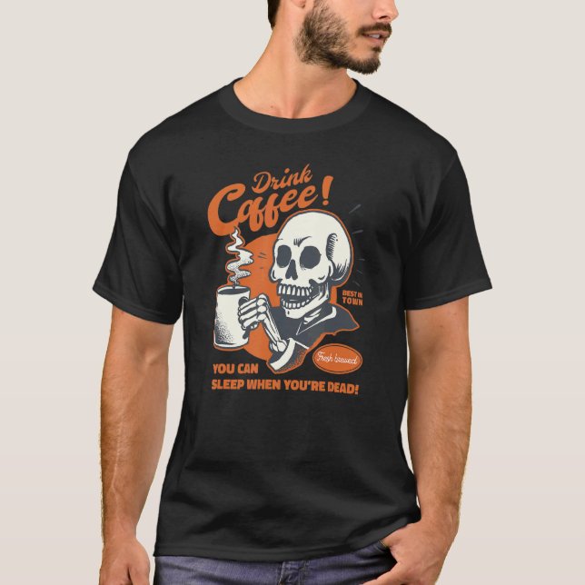 T-shirt Café vintage 1 (Devant)
