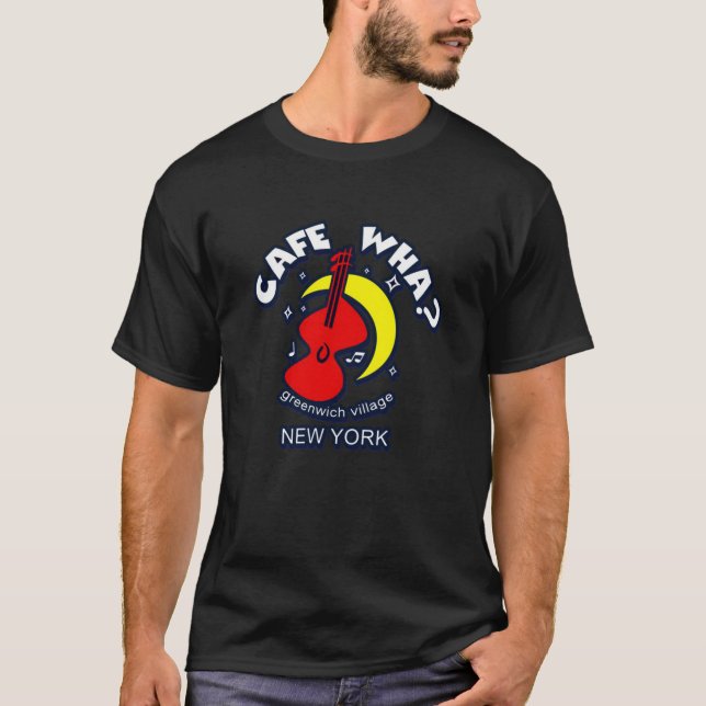 T-SHIRT CAFE WHE THE NEW YORK CITY FOLK SCENE MUSIQUE (Devant)