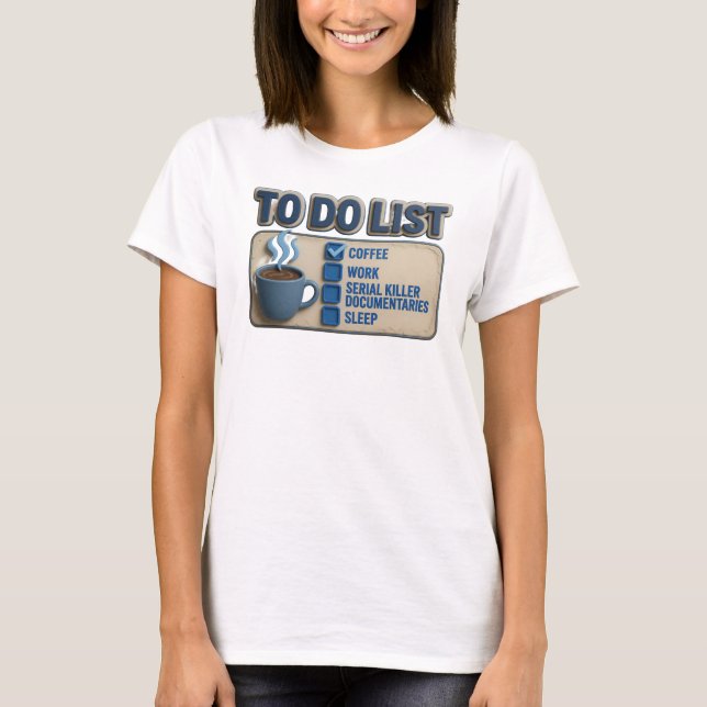 T-SHIRT CAFÉ WORK CRIME VRAI STRIKING GOLD (Devant)