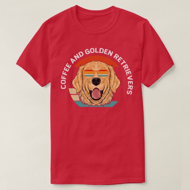 T-shirt Cafee and golden (Design devant)