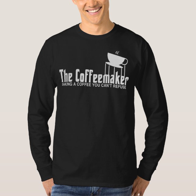 T-shirt Caféicultrice à faire un café ne peut pas refuser  (Devant)