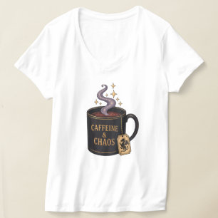 T-shirt Caféine et Chaos