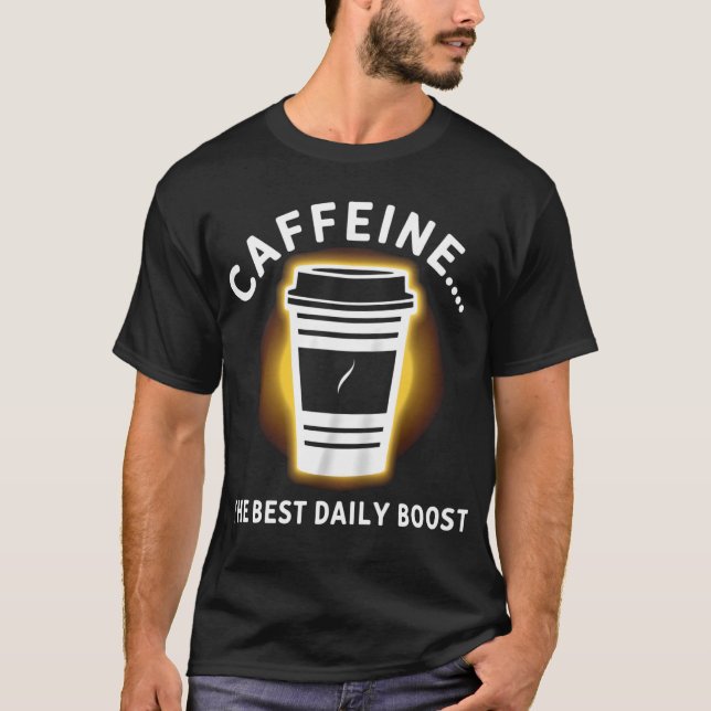 T-shirt Caféine : L'énergie dans chaque saut (Devant)