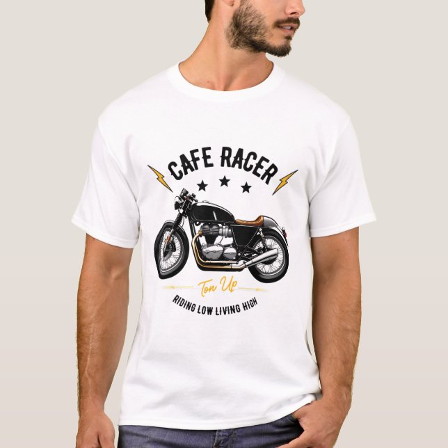 T-shirt Caferacer - Cafe Racer 12 (Devant)