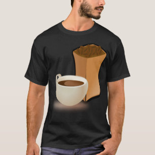 T-shirt cafés black labs