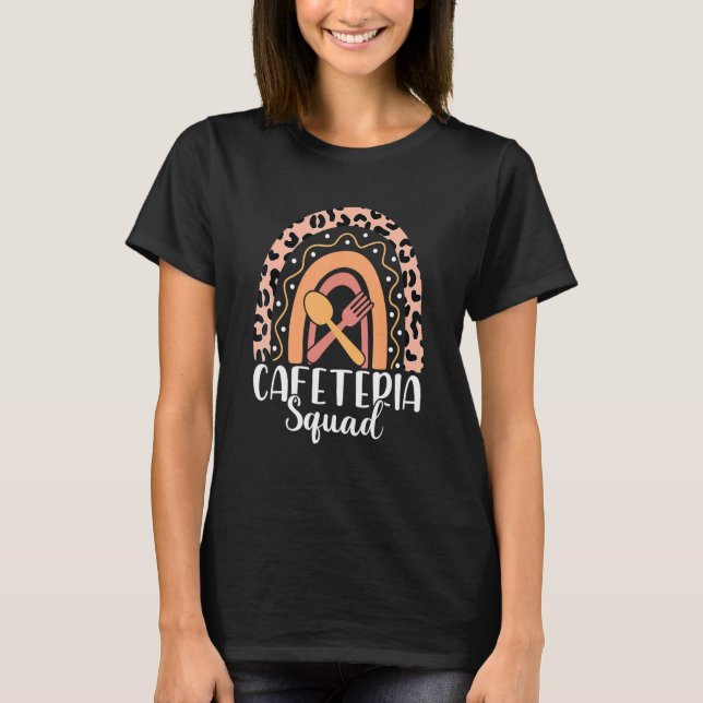 T-shirt Cafeteria Crew Retro Déjeuner Dames Rock Déjeuner  (Devant)