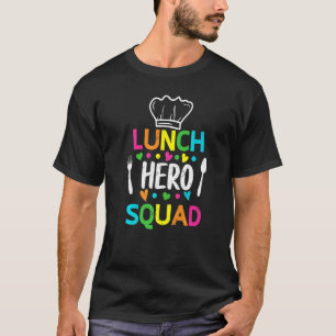T-shirt Cafétéria de l'équipe de paniers-repas 1 ouvriers