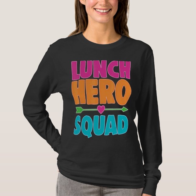 T-shirt Cafétéria de l'équipe de paniers-repas de l'école  (Devant)