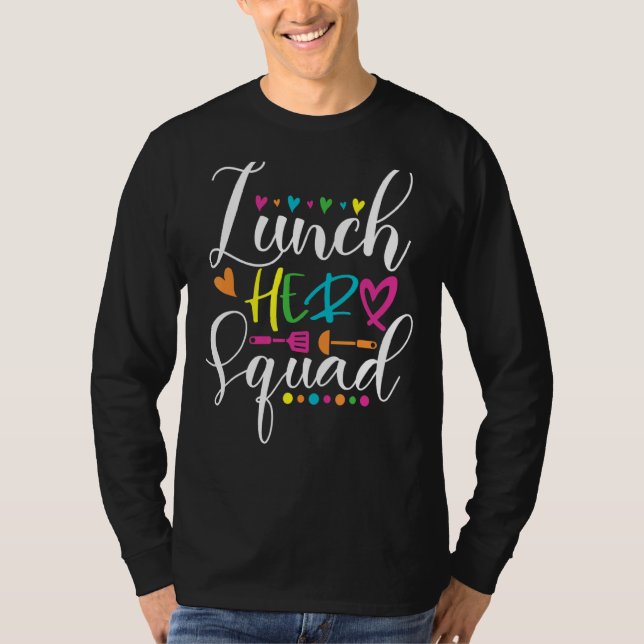 T-shirt Cafétéria de l'équipe de paniers-repas de l'école  (Devant)