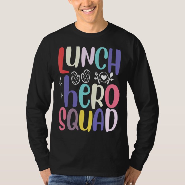 T-shirt Cafétéria de l'équipe de paniers-repas de l'école  (Devant)