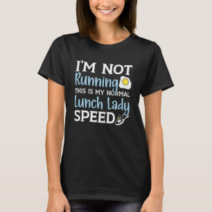 T-shirt Cafétéria Dîner de travail Lady Cook dîne dame de