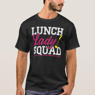 T-shirt Cafétéria Dîner de travail Lady Cook Lady Lady Squ