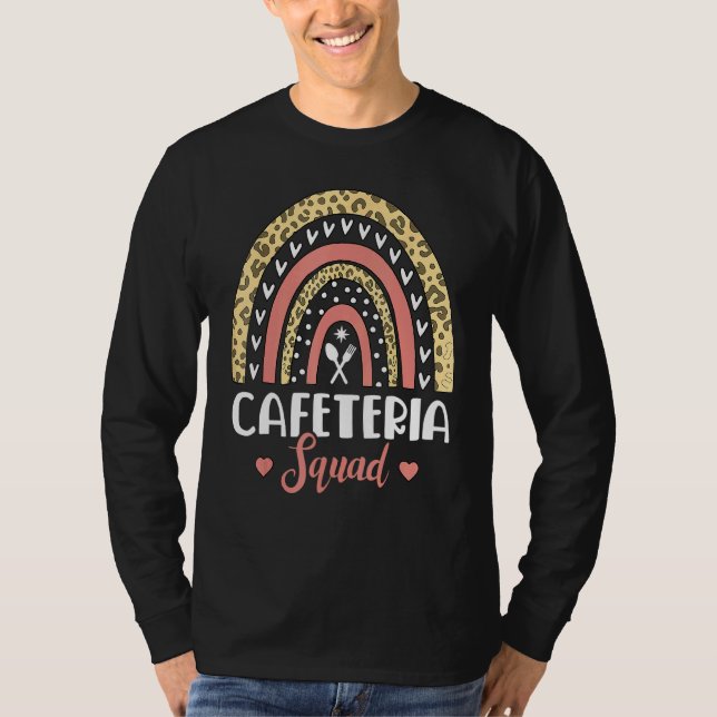 T-shirt Cafétéria Squad Boho Arc-en-ciel Lady Lady Cr (Devant)
