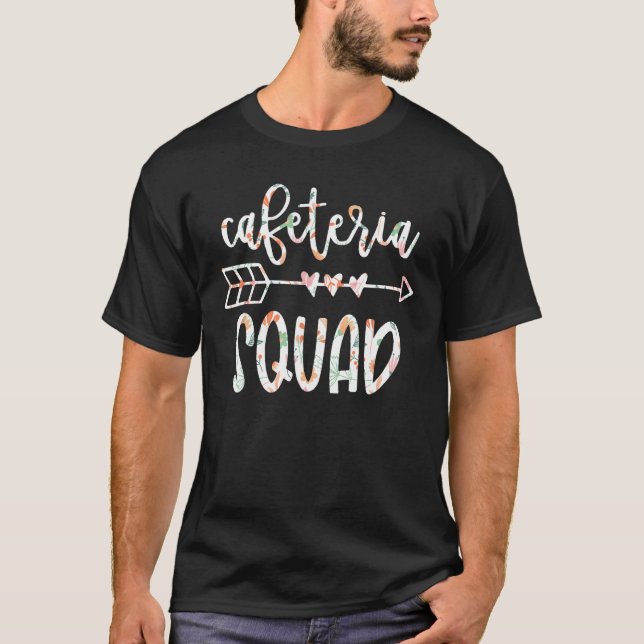 T-shirt Cafétéria Squad - Déjeuner Dames Rock Déjeuner Lad (Devant)