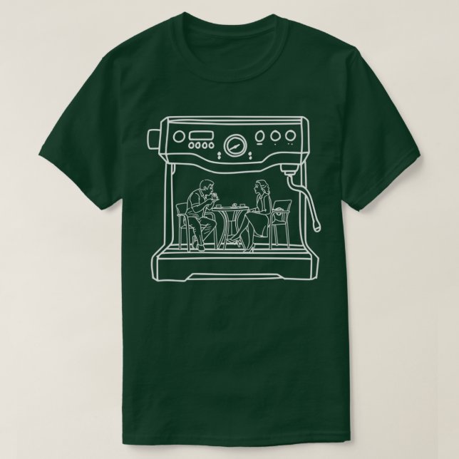 T-shirt Cafetière Barista 10 (Design devant)