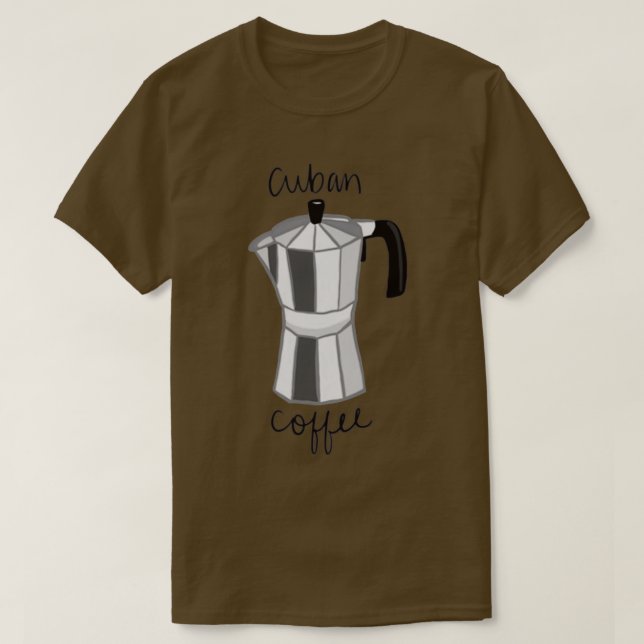 T-shirt Cafetière Cubain  (Design devant)