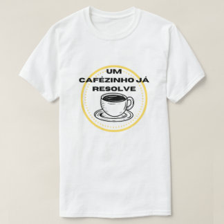 T-shirt cafezinho camiseta