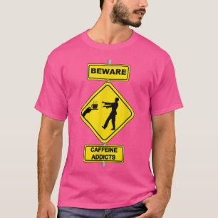T-shirt Caffeine Coffee Cup Beverage Cafe Zombie Addict