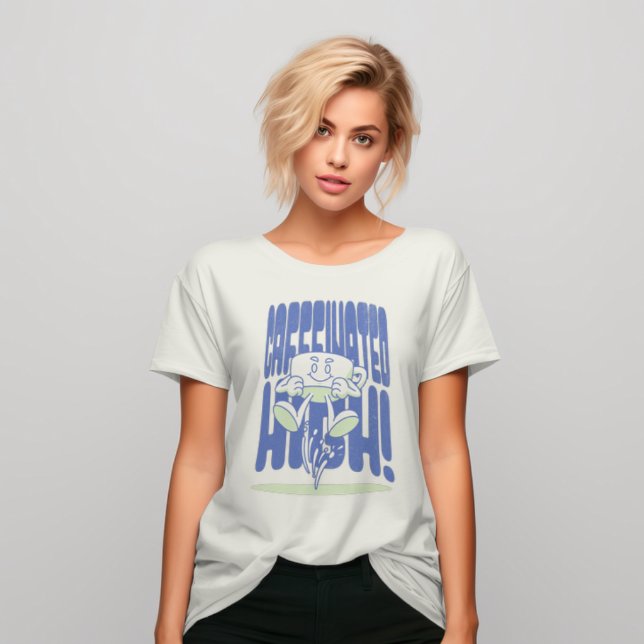 T-shirt Caffiné élevé (Créateur téléchargé)