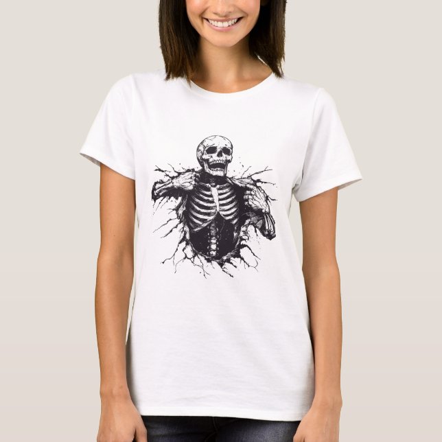 T-shirt Cage de côtes (Devant)