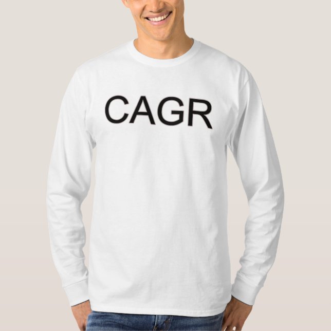 T-shirt CAGR noir en gras (Devant)