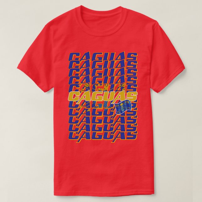 T-shirt Caguas Cascade texte 1 (Design devant)
