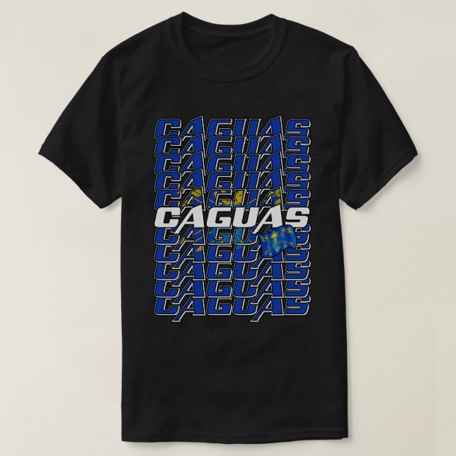T-shirt Caguas Cascade texte 2 (Design devant)