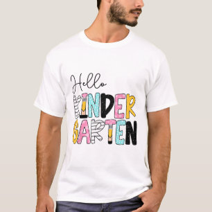 T-shirt Cahier de crayon de professeur prépa Bonjour Jardi