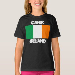 T-shirt Cahir, Irlande avec le drapeau irlandais