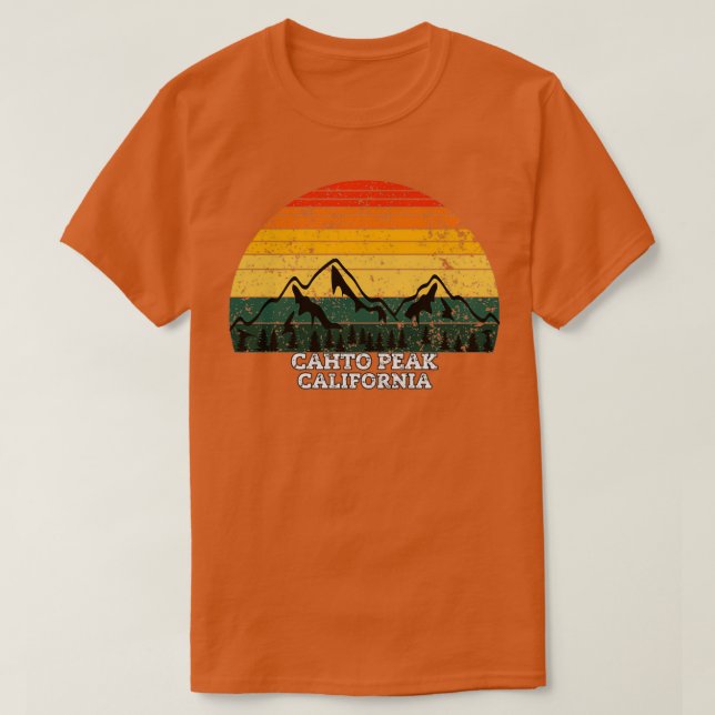 T-shirt Cahto Peak Californie (Design devant)