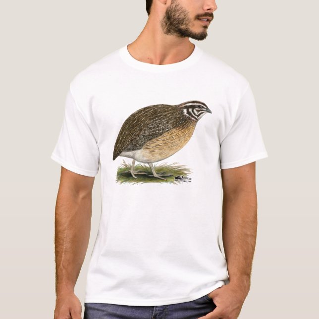 T-shirt Cailles de pharaon de Coturnix (Devant)