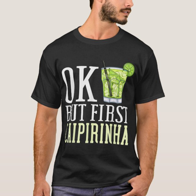 T-shirt Caipirinha Boire Cocktail Brésil (Devant)