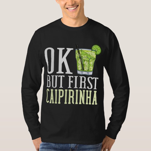 T-shirt Caipirinha Boire Cocktail Brésil (Devant)