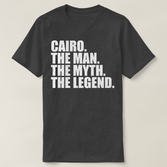 T-shirt Caire Nom du Caire Nom du Caire Nom du Caire (Design devant)