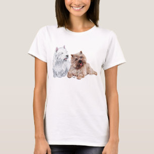 T-shirt Cairn Brown et terriers Westie