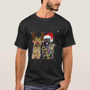 T-shirt Cairn Terrier Cadeau Noël Reindeer Amoureux des c