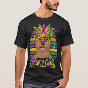 T-shirt Cairn Terrier Chien Papa Maman Mardi Gras Party