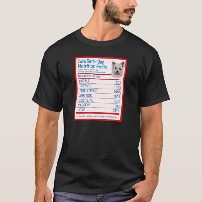 T-shirt Cairn Terrier Dog Breed Owner Funny Fact (Devant)