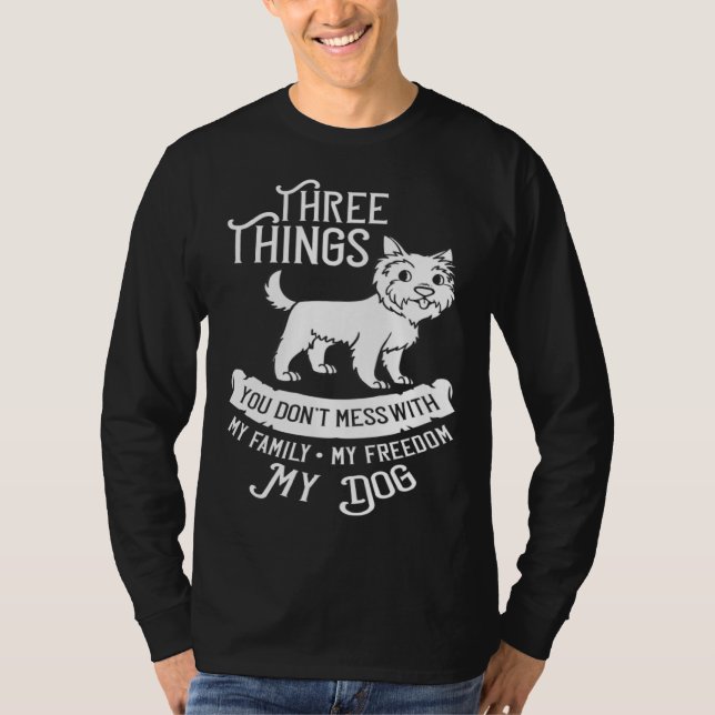 T-shirt Cairn Terrier Dog  Puppies Owner   1 (Devant)