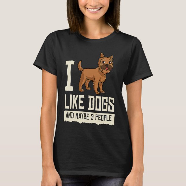 T-shirt Cairn Terrier Dog Puppies Owner Lover (Devant)