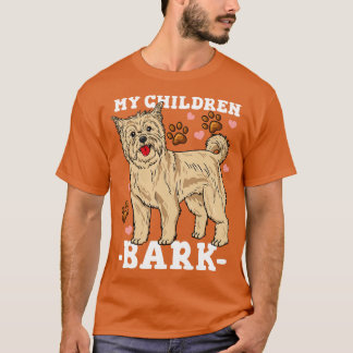 T-shirt Cairn Terrier Funny Chien Papa Maman Propriétaire 