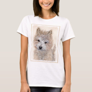 T-shirt Cairn Terrier Peinture Chiot - Art Chien original