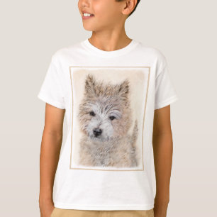 T-shirt Cairn Terrier Peinture Chiot - Art Chien original