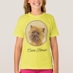 T-shirt Cairn Terrier Peinture - Cute Original Chien Art T