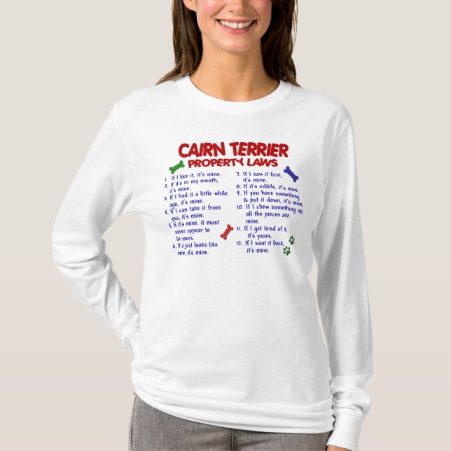 T-SHIRT CAIRN TERRIER PL2 (Devant)