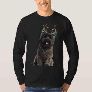 T-shirt Cairn Terrier Reindeer Christmas Dog