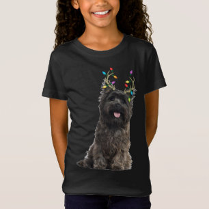 T-Shirt Cairn Terrier Reindeer Christmas Dog