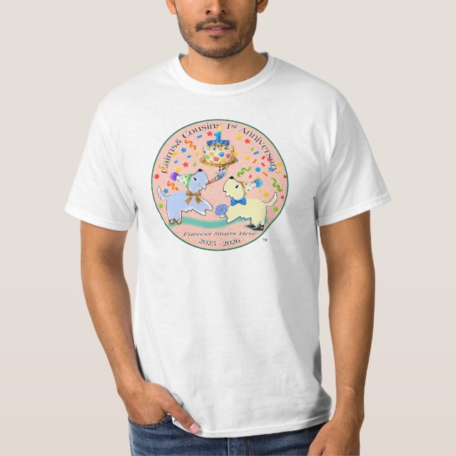 T-shirt Cairns & Cousins 1er anniversaire (Devant)